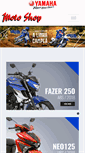 Mobile Screenshot of motoshopyamaha.com.br